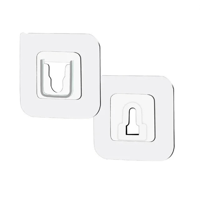 Настінний самоклеючий тримач 5шт, двосторонній крючок Київ - фото 2