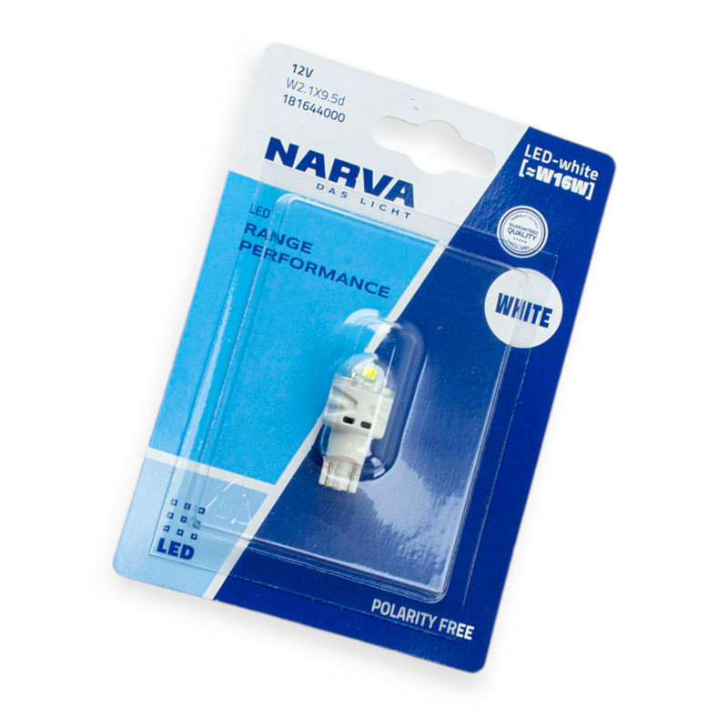 Автолампа 12V 16W W2.1х9.5d біла Лід БЦ Мукачево - фото 1