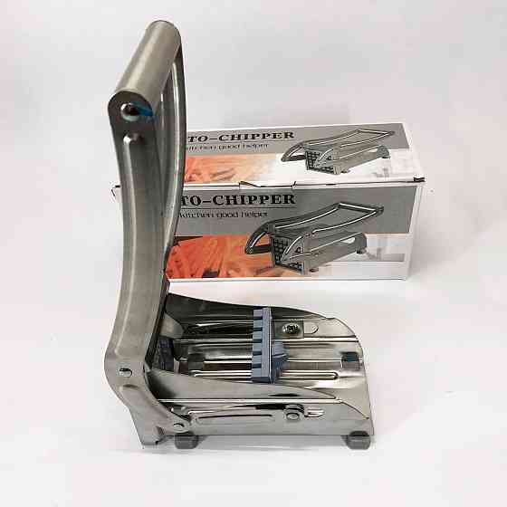 Ручна картоплерізка металева машинка Potato Chipper для нарізки картоплі фрі UN12-15 MF-56 Львів