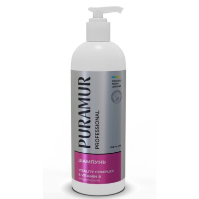 Шампунь для животных Puramur Vitality Complex with Vitamin B укрепляющий 200 мл (4823082432974) Винница - изображение 1