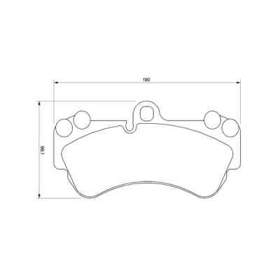 Тормозные колодки Bosch 0 986 424 740 Винница