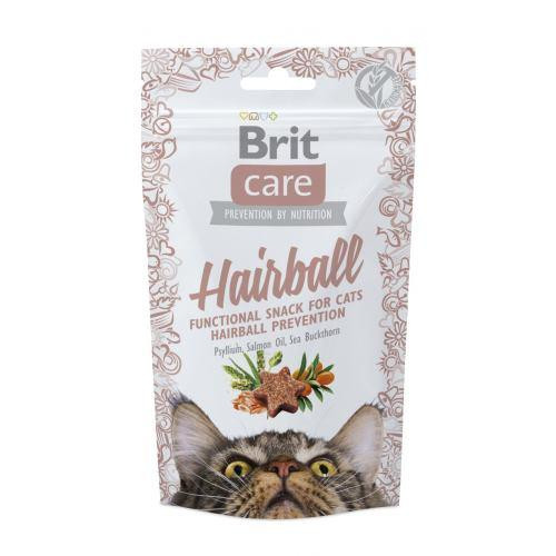 Функціональні ласощі Brit Care Hairball з качкою для котів, 50г Київ - фото 1
