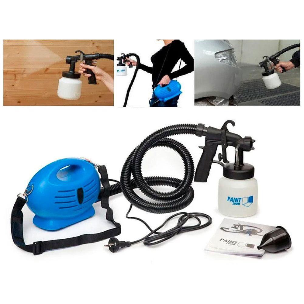 Фарборозпилювач 800мл Paint Zoom / Пістолет-розпилювач для фарби / Професійний фарборозпилювач Київ - фото 7