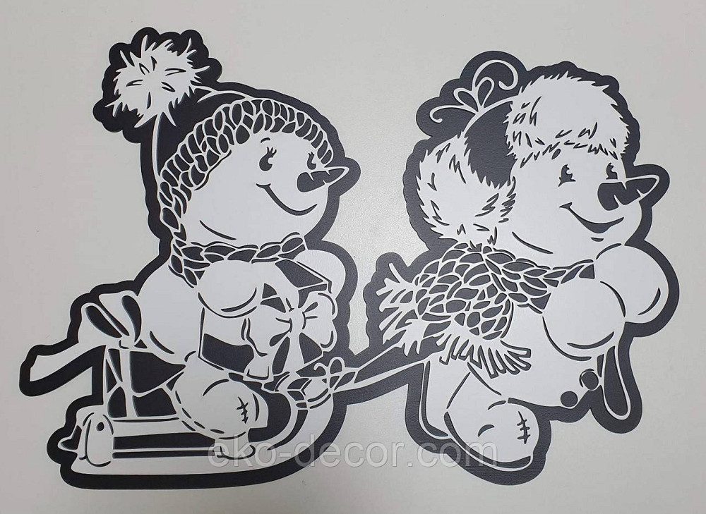 Декоративное настенное Панно «Дед Мороз», Декор на стену Киев - изображение 10