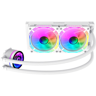 Система жидкостного охлаждения Gamemax IceChill 240V White Винница - изображение 2