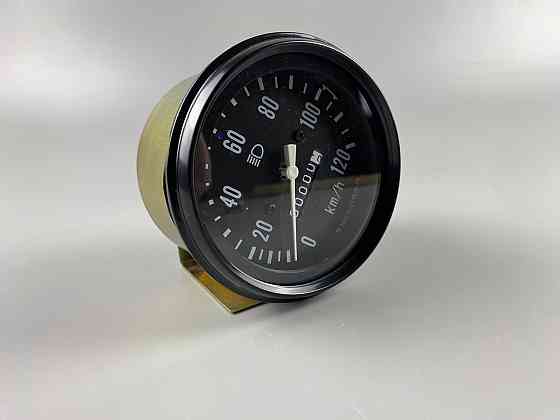 Спідометр механічний ГАЗ-3307 УАЗ діаметр 100 мм. 0-120 км гнучкий вал М18х1.5 підсвічування 12В Мукачево