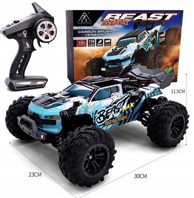 Sg116 Max/ProМашинка на радіоуправлінні SG 116 Pro 50км Sg116 max 80км. Харків - фото 3