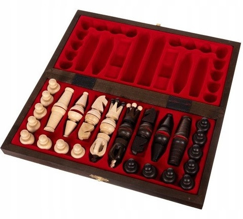 Дерев'яні королівські шахи з королівського граба 31x31 см Ruhhy (26038) Нововолинськ - фото 5