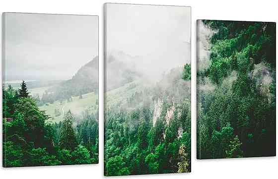 Модульная картина в гостиную / спальню Гори в тумані  Art-604_3 100x150 см Киев