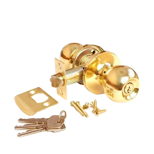 Ручка-кноб дверна D672ET (циліндровий механізм) SB KEDR Житомир