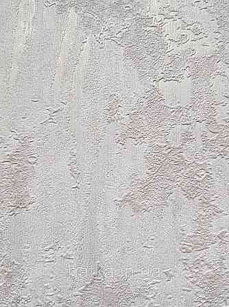 Шпалери вінілові на флізеліні гарячого тиснення DU&KA 1.06х10 вензель основа під штукатурку сірі коричневі Київ