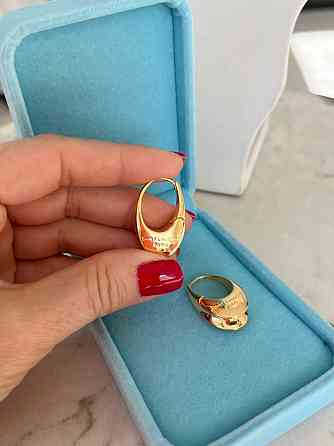 Сережки Saint Laurent позолота 18К Одеса