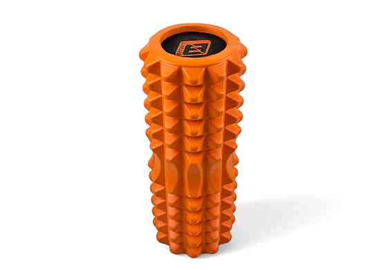 Масажний ролик EasyFit Solid Roller v.1.2s 33х13 см помаранчевий Коломыя
