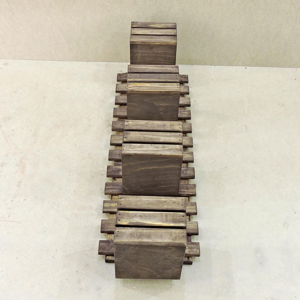 Полиця настінна для квітів "Форталеза" капучино Миколаїв - фото 7