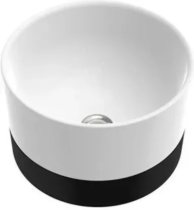 Раковина  Marmorin Duo II 380x380x237 z czarnym panelem PU536030380 Киев - изображение 1