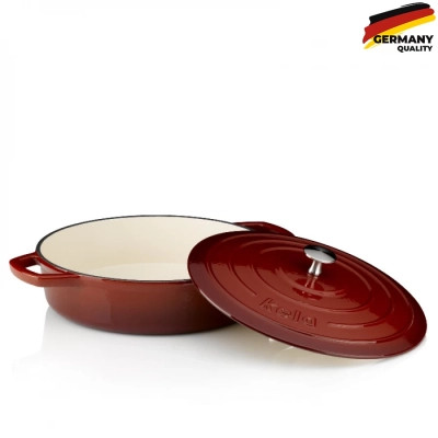 Сотейник Kela Calido Cover 28 см 3,2 л Red (11938) Винница - изображение 2