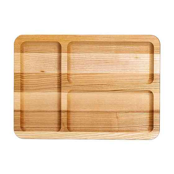 Деревянная доска для подачи 30×20 см на 3 секции Киев