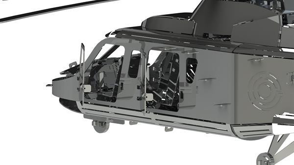 Колекційна модель-конструктор Metal Time Lifting Spirit Вертоліт механічний (MT027) Харків - фото 7