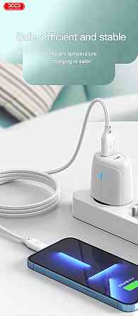 Кабель XO NB235 Zebra Series Braided USB-A to Micro - 1m White (6976054) Киев