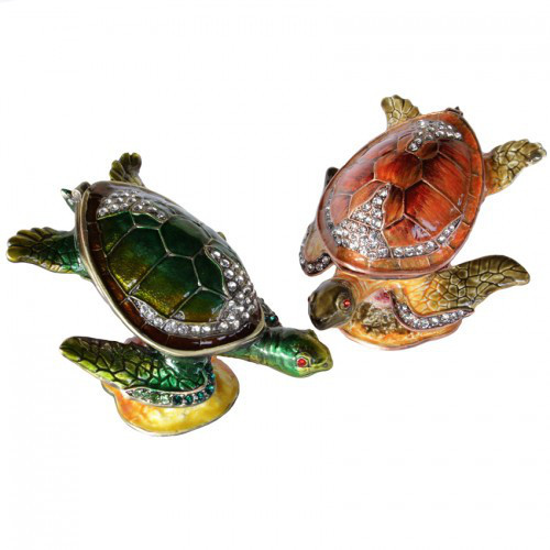 Скринька декоративна Черепаха металева Київ - фото 1