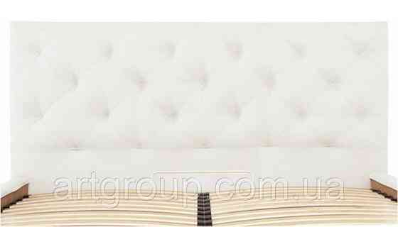 Ліжко-подіум BristolNew Design Comfort 120×190см З підйомним механізмом та нішею для білизни Екошкіра Білий Дніпро