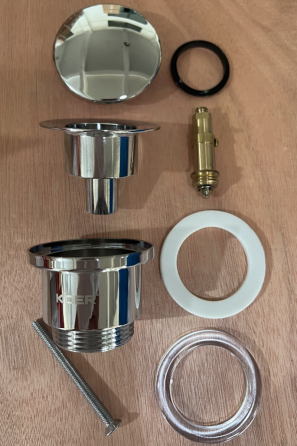Донний клапан для умивальника Koer PW-01-01 1 1/4''     ( KR3400 ) 20251 Харків