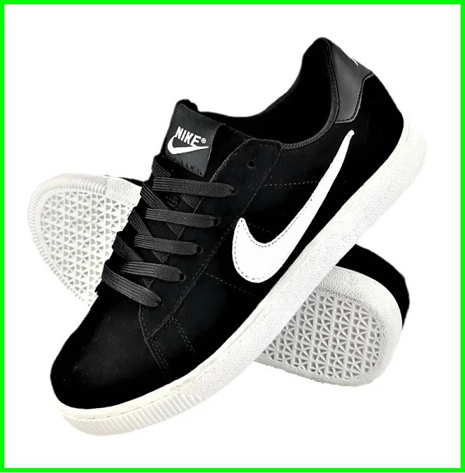 Кросівки Nike Чорні Чоловічі Замшеві Найк (розміри: 44) Відео Огляд Дніпро - фото 10