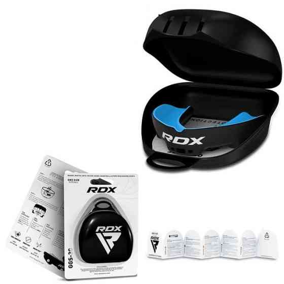 Капа RDX 3w доросла (вік 12+) Black/Blue Кам'янське