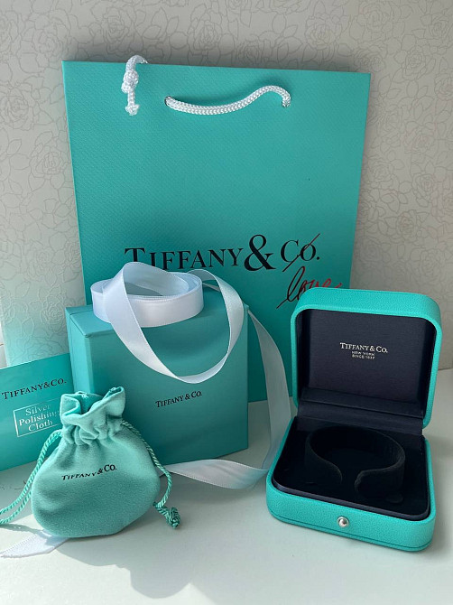 Tiffany / Тиффани премиум упаковка под БРАСЛЕТ - коробочка, внешняя коробочка, пакет, мешочек, карточка Одесса - изображение 3