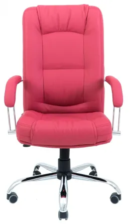 Офісне Крісло Керівника Richman Alberto Fly 2237 Хром М3 MultiBlock Рожевий Київ