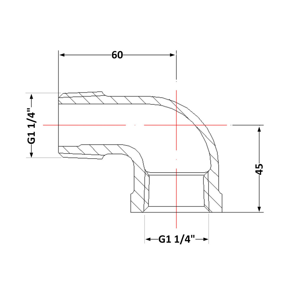Кут чавунний 1/4 НР Київ - фото 2