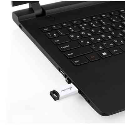 USB флеш накопитель eXceleram 64GB H2 Series White/Black USB 2.0 (EXU2H2W64) Винница