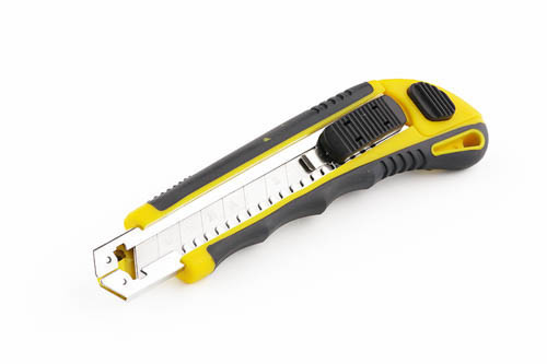 Ніж висувний 9 мм прогумований, обойма на 3 шт СІЛА Рівне - фото 1