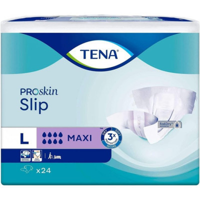 Підгузки для дорослих Tena Slip Maxi Large 24 шт, 92-144 см 8 крапель (7322541118574) Вінниця - фото 1