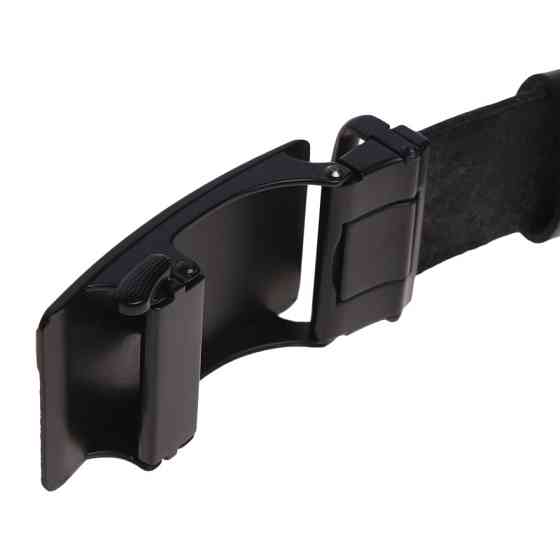 Автоматический мужской пасок с пряжкой115-125×3.5 / ремень на брюки Borsa Leather, черный Киев