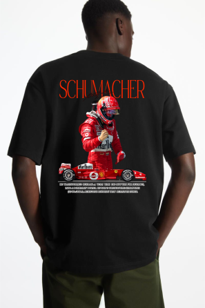 Оверсайз футболка з принтом Michael Schumacher Ferrari Formula 1 Чернівці