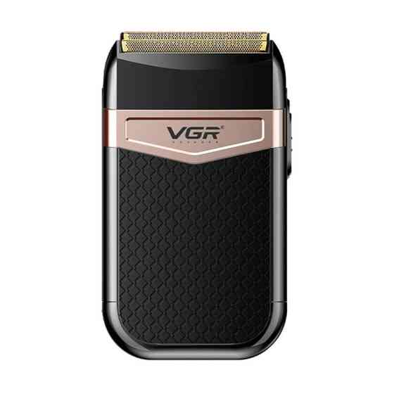 Электробритва VGR V-331 беспроводная USB Type-C IPX4 двойная сетка 2 насадки для сухого и влажного бритья Одесса
