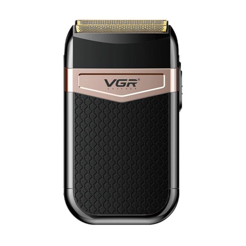 Электробритва VGR V-331 беспроводная USB Type-C IPX4 двойная сетка 2 насадки для сухого и влажного бритья Одесса - изображение 2
