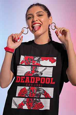 Футболка з аніме принтом Суперхеро Біртхдай Суперхеро Гіфт оверсайз (S/M/L) Чорний AnimeJ1070 Дніпро