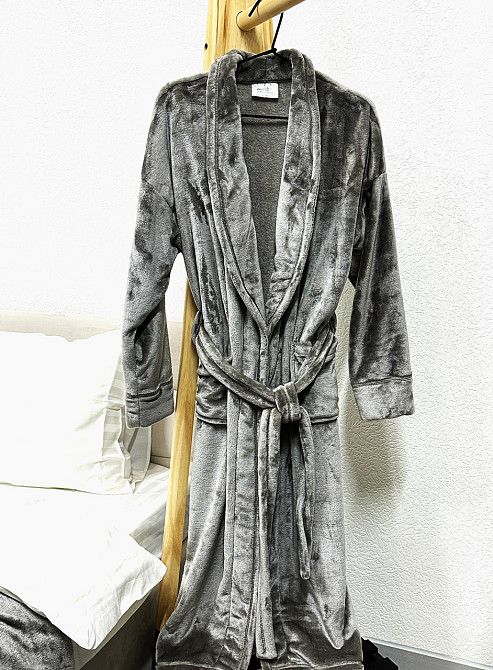 Ecotton Халат Ecotton L-XL з мікрофібри сірий well soft Grey Л-ХЛ Коломыя - изображение 2