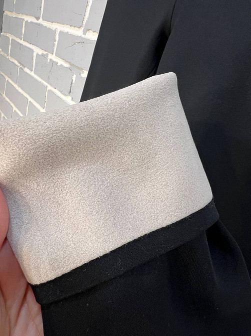 Лосины женские Kenalin W-16 широкий пояс утягивающие утепленные микродайвинг на меху черные, черный, XL Киев - изображение 8