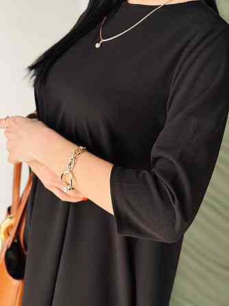 Платье трапеция с кружевом 