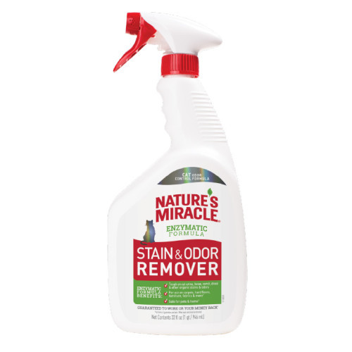 Средство 8in1 Nature_s Miracle Cat Stain and Odor Remover Spray для устранения пятен и запахов от кошек 946 мл Киев - изображение 1