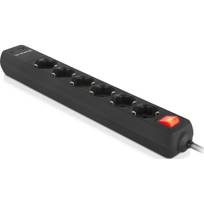 Сетевой удлинитель REAL-EL RS-PROTECT 605 3m, black (EL122300041) Винница - изображение 7