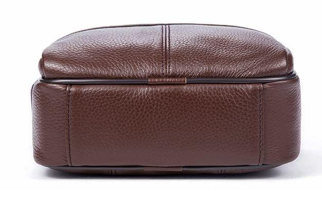 Сумка чоловіча зерниста Коричнева (Vintage) Київ - фото 3