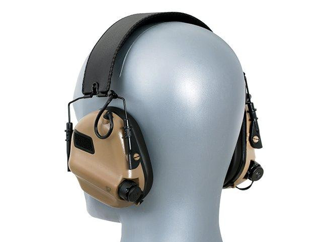 Тактичні навушники Earmor М31 + кріплення на шолом OPS Core (чебурашка) Койот Вінниця - фото 6