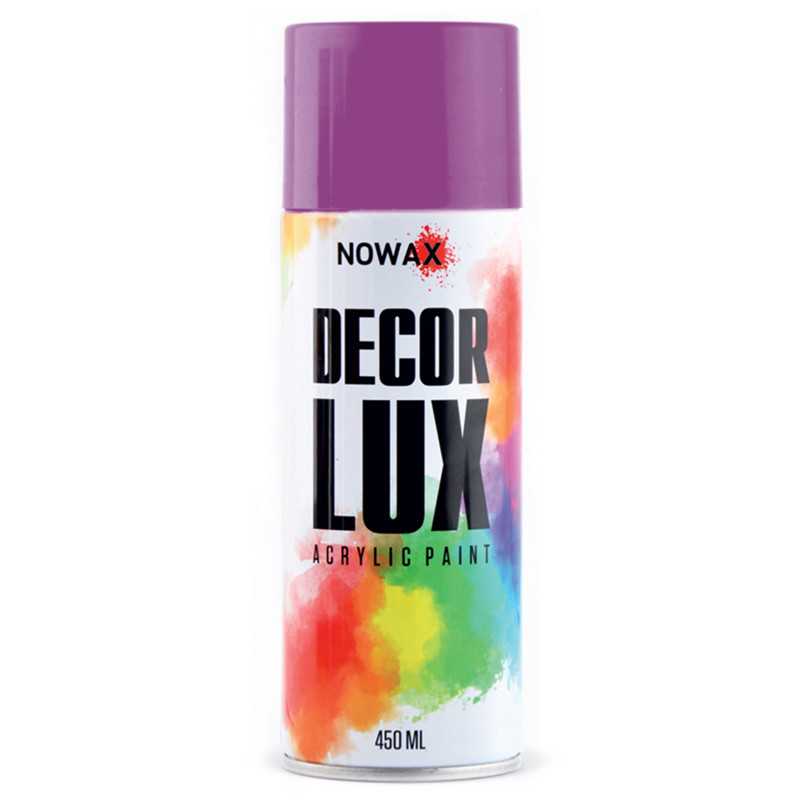 Фарба акрилова Nowax Spray Фіолетовий 450мл Львів - фото 1