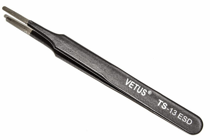 Пінцет VETUS ESD-13 антистатичний, немагнітний Полтава - фото 1