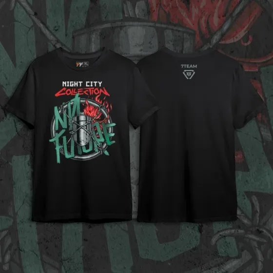 Футболка для підлітка хлопчика з принтом Cyber Punk No Future Розмір 160 Anime11040 Дніпро