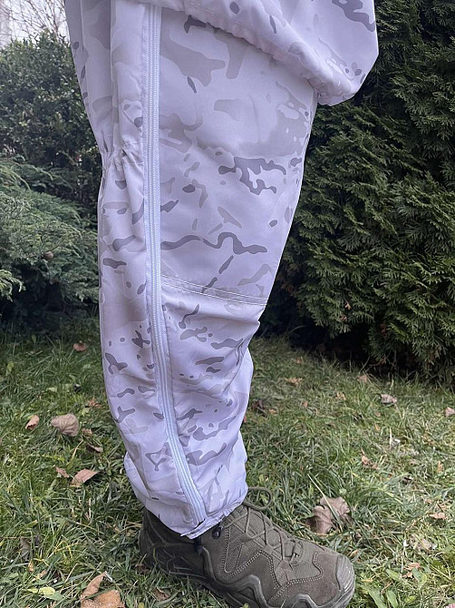 Тактический маскировочный костюм (плащевка 100% полиэстер) Белый мультикам Винница - изображение 8